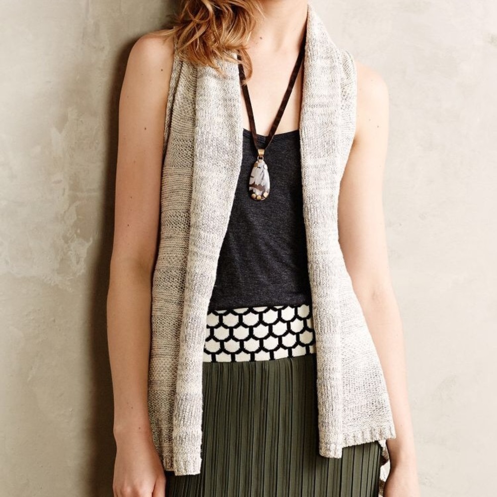 Anthropologie SPARROW ‘Twist-Back’ Sweater Vest